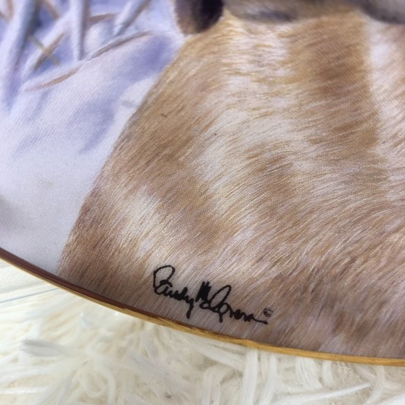 Franklin Mint Heirloom Collection Labrador Collectors Plate "Watchful Companion" - Picture 4 of 4